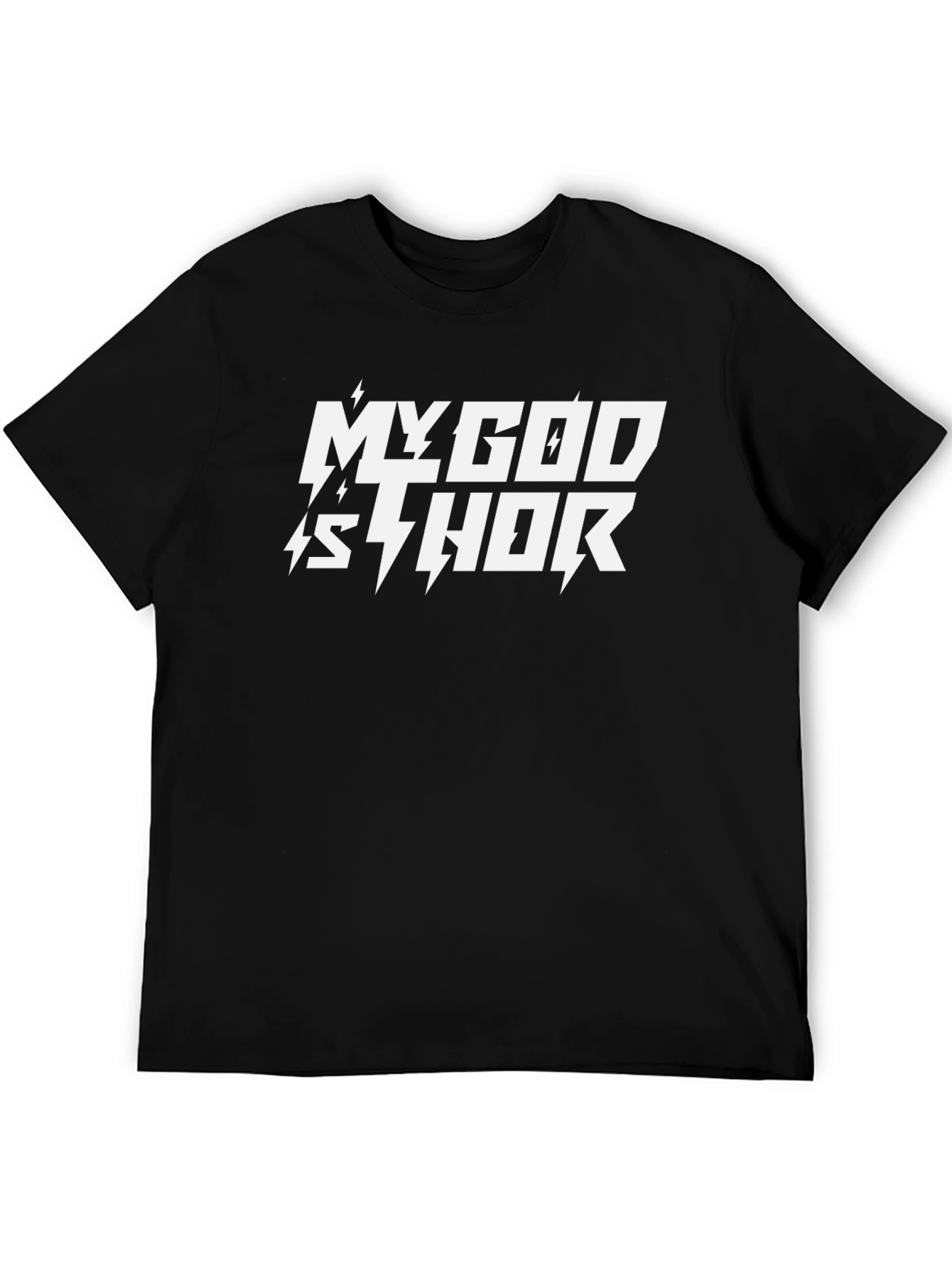 My God is Thor Black T-Shirt