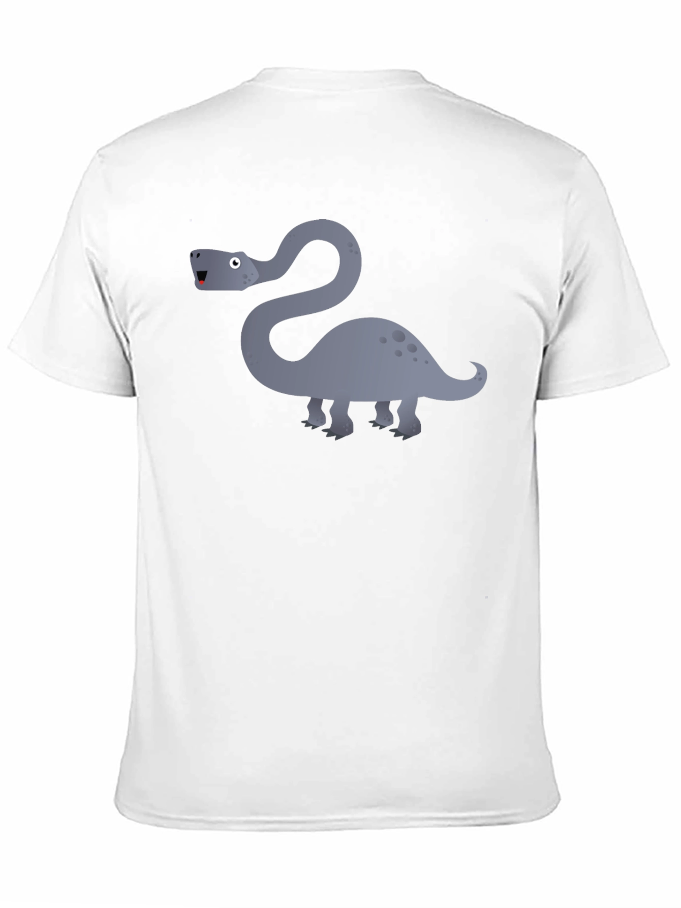 Dinosaur Graphic Tee - Black Cotton T-Shirt