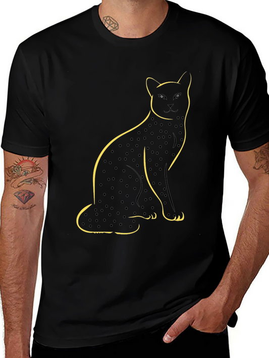 Black Cat T-Shirt - Unique Graphic Tee