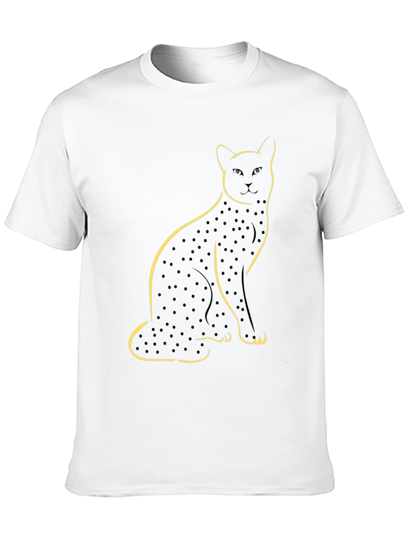 Black Cat T-Shirt - Unique Graphic Tee