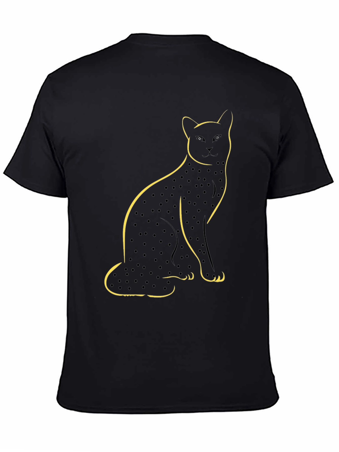 Black Cat T-Shirt - Unique Graphic Tee