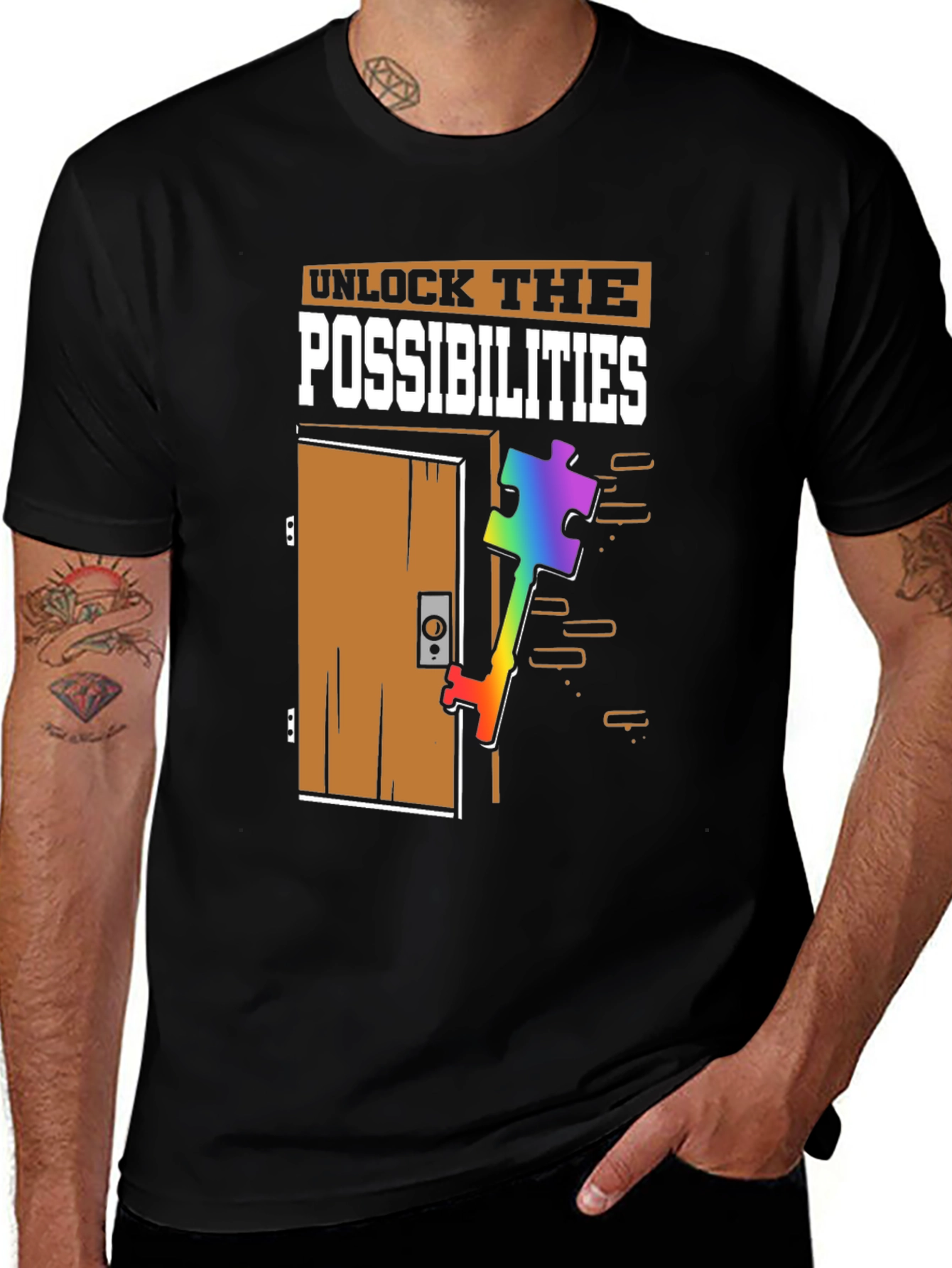 Unlock the Possibilities T-Shirt Autism Awareness