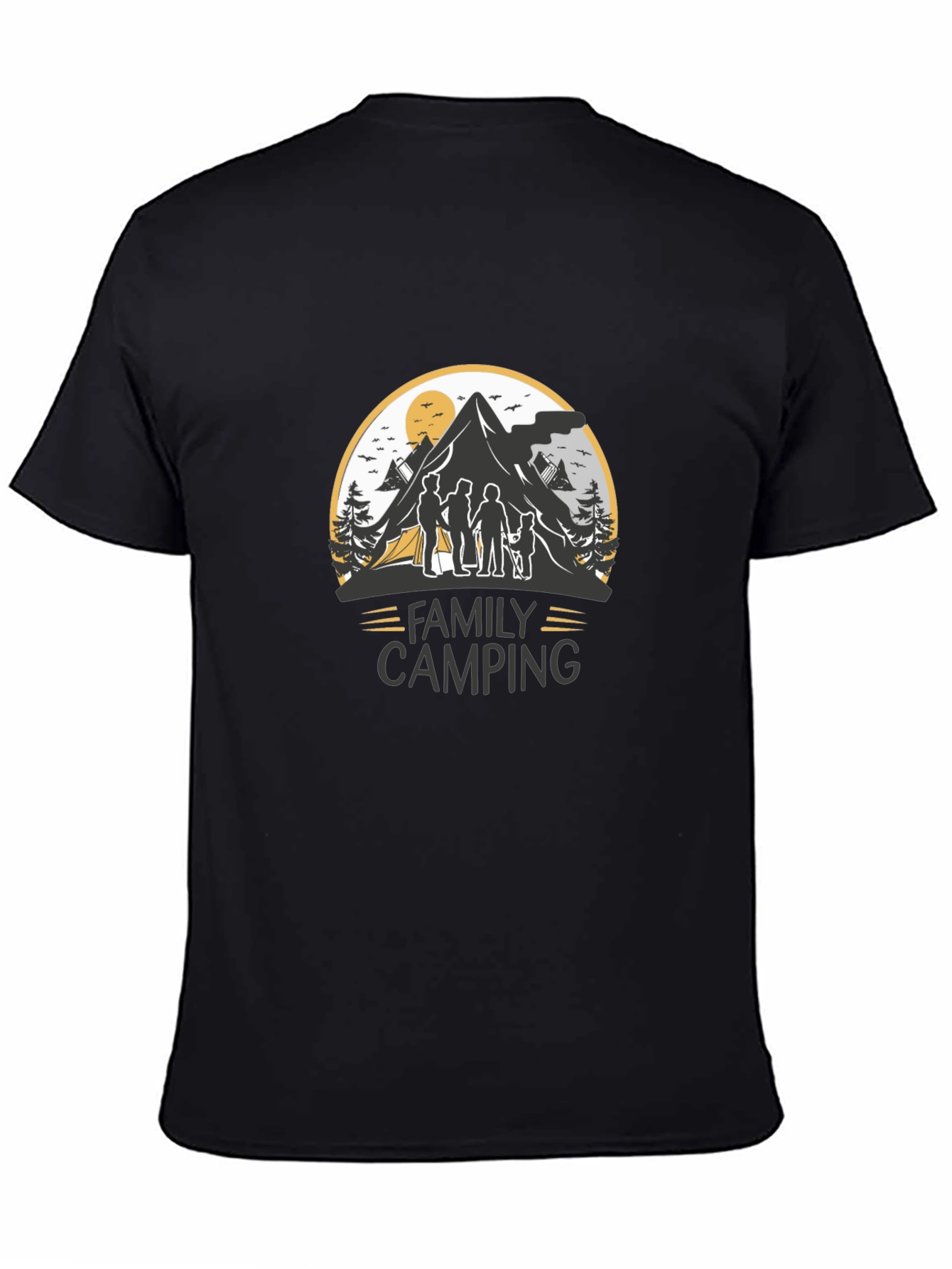 Family Camping Graphic Tee - Adventure Shirt