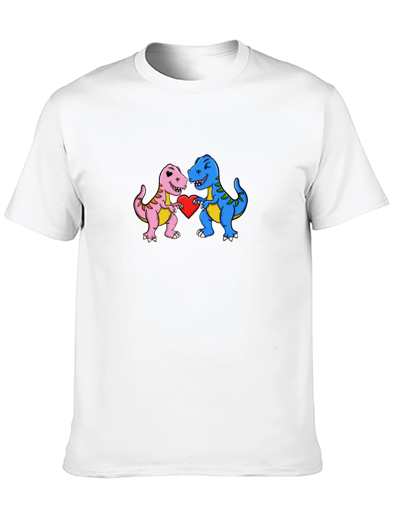 Dino Love Black T-Shirt