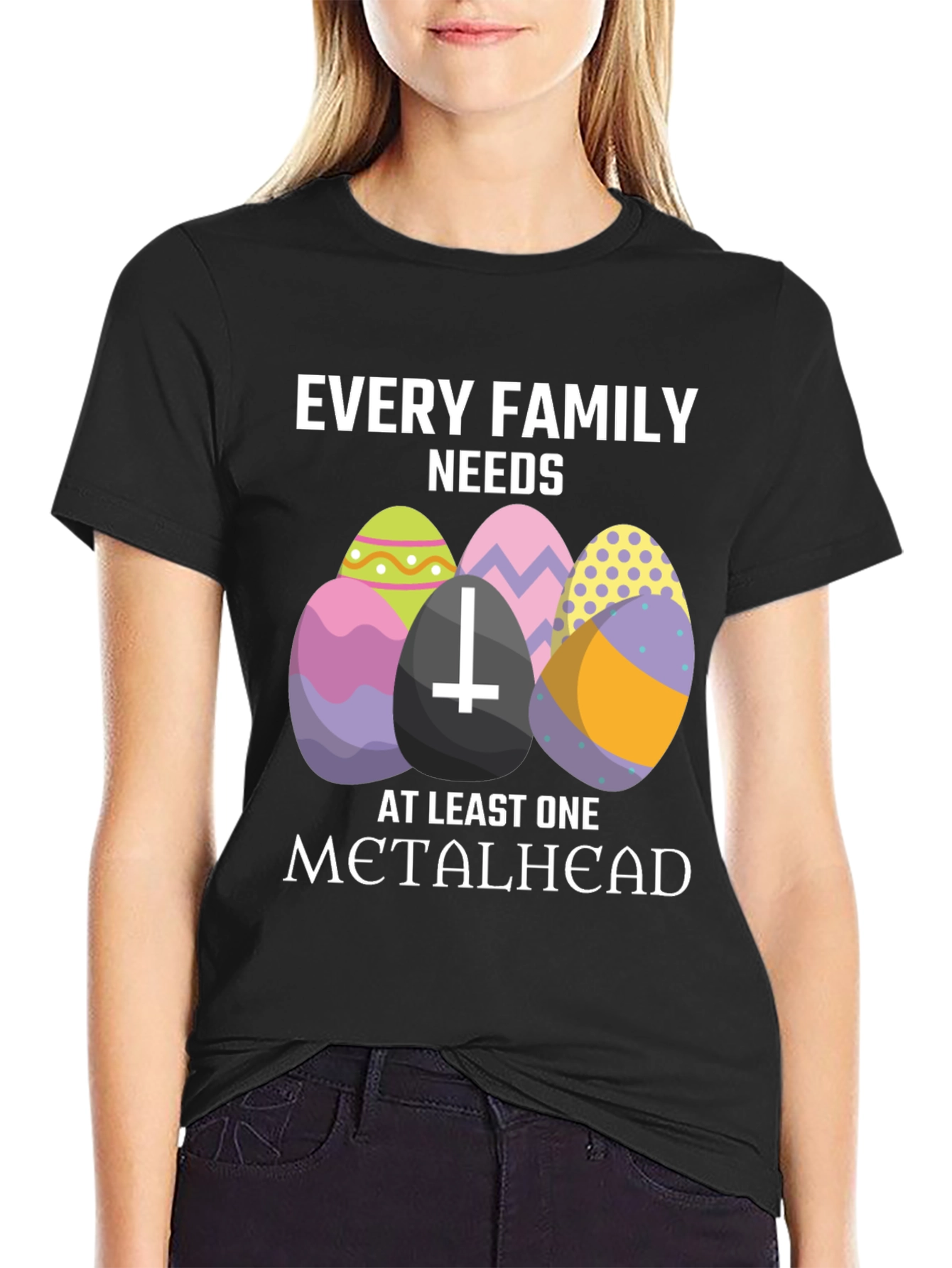 Every Family Needs a Metalhead Easter Egg T-Shirt