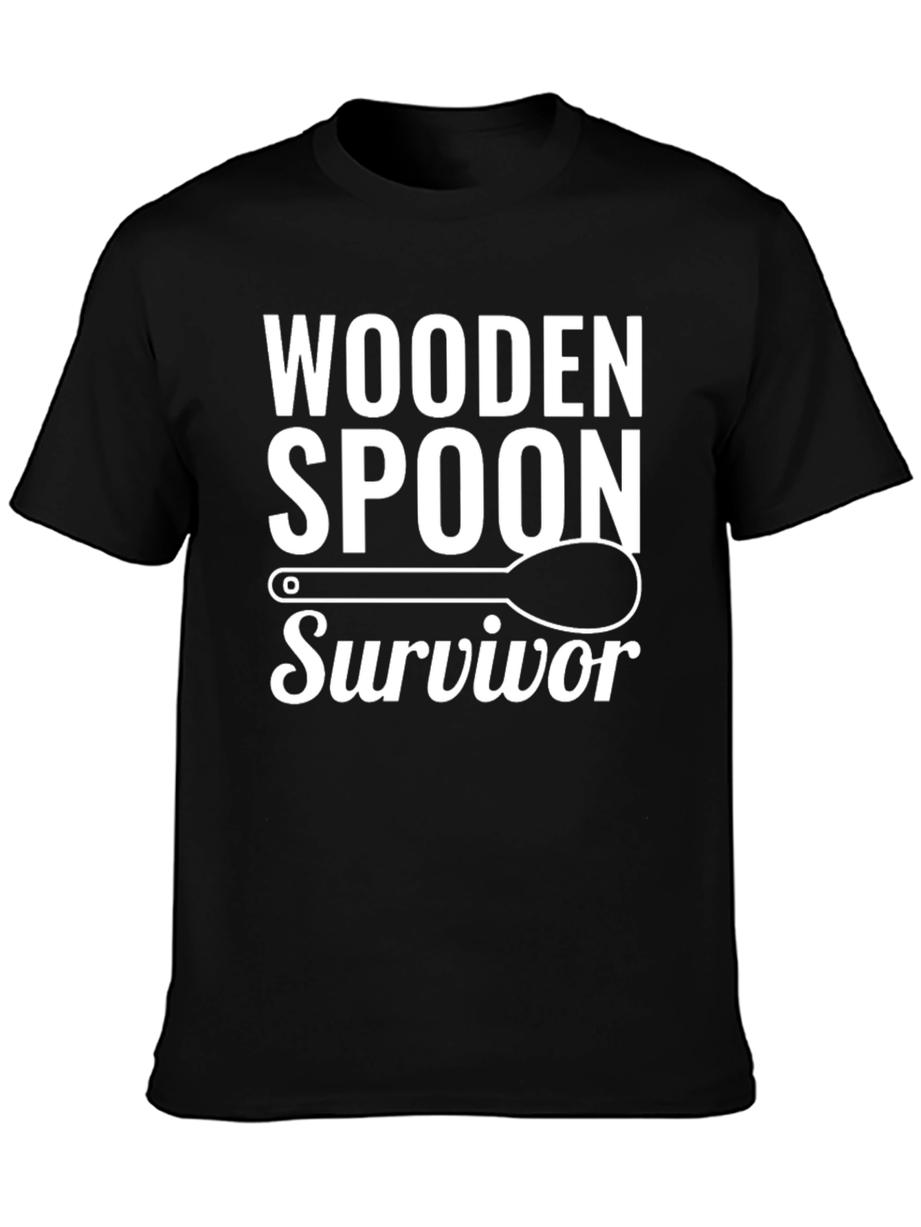 Wooden Spoon Survivor Graphic Tee - Black