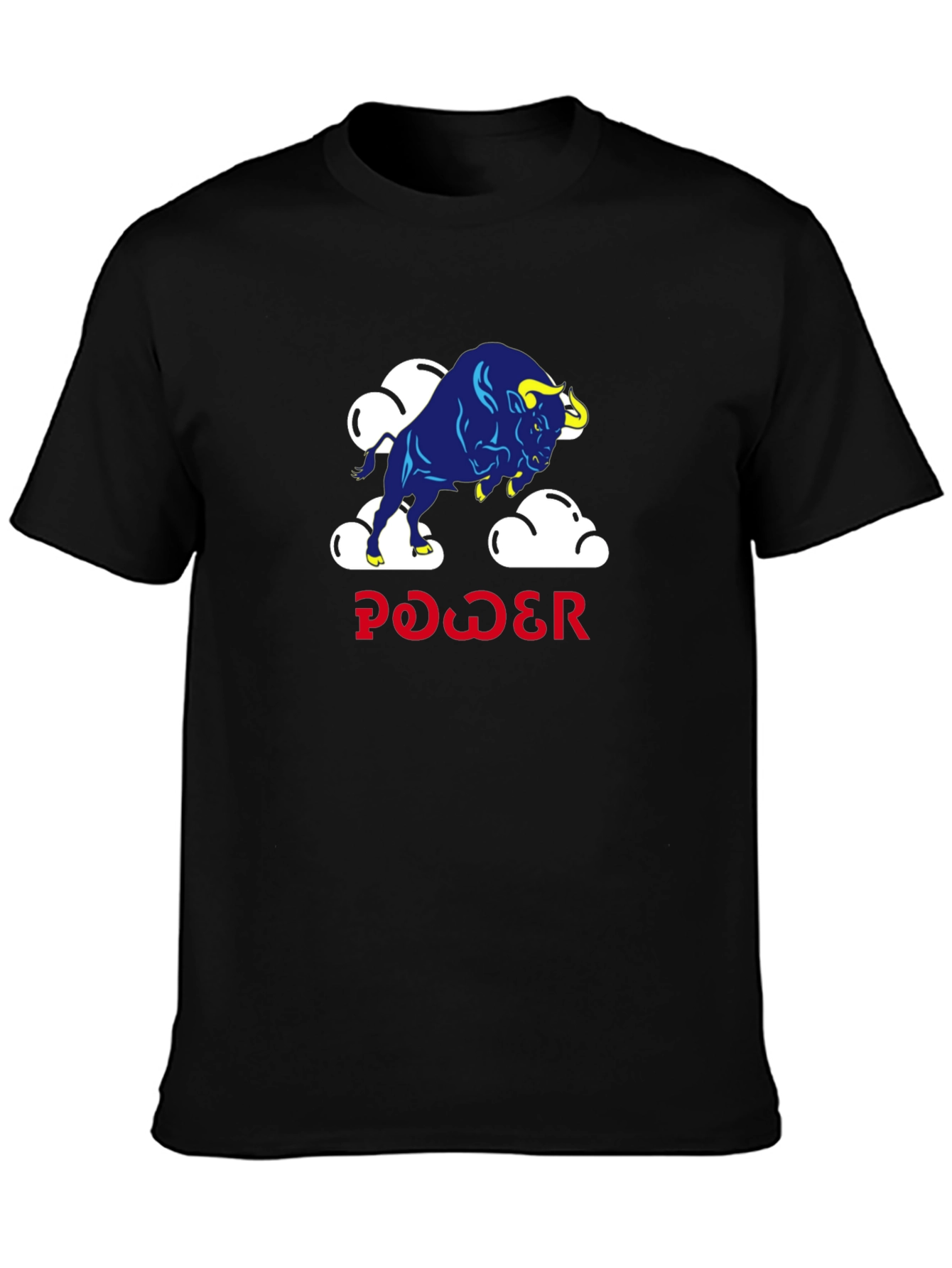 Power Bull Graphic T-Shirt - Bold Statement Tee