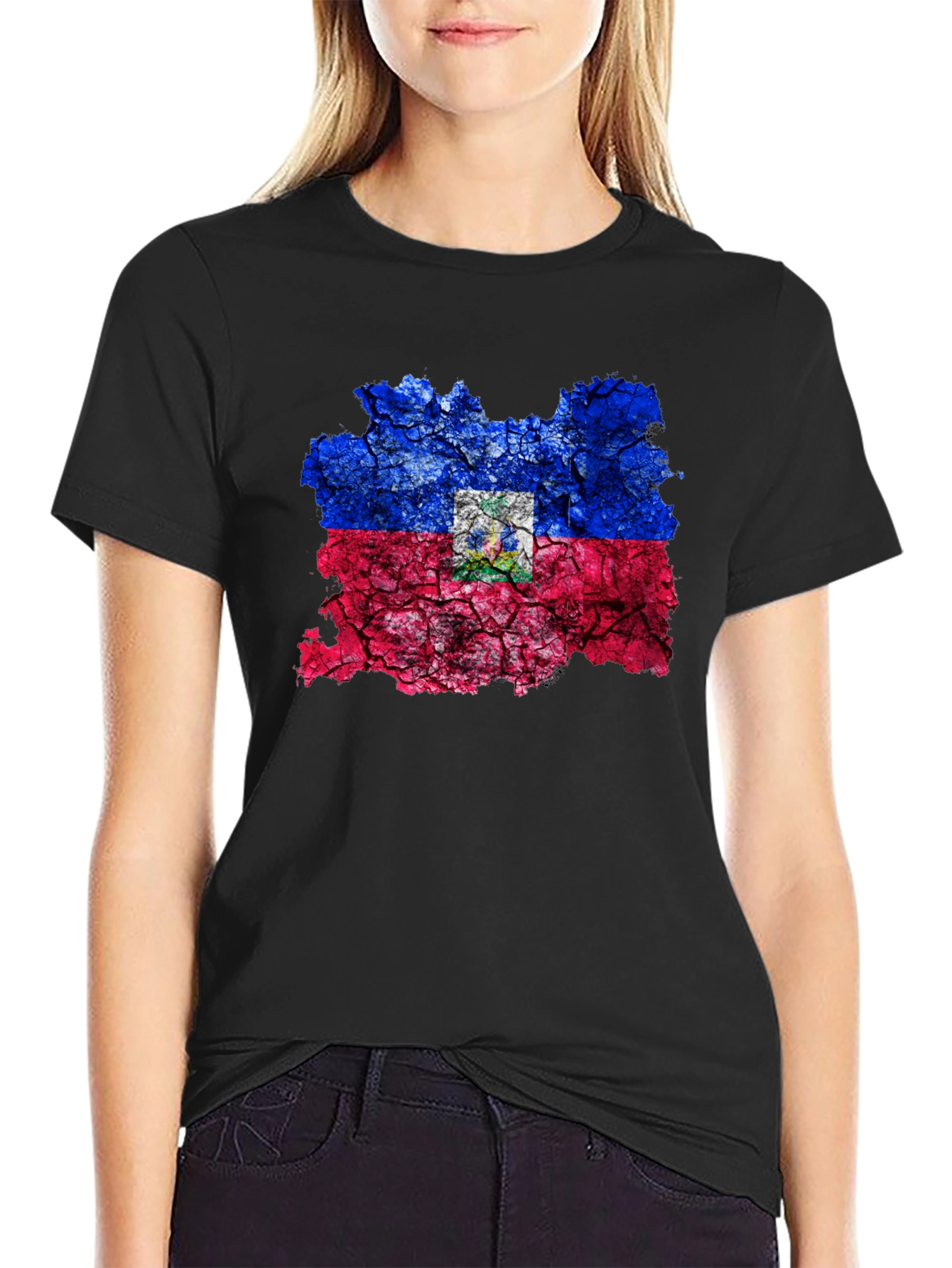 Haiti Flag T-Shirt - Patriotic Graphic Tee