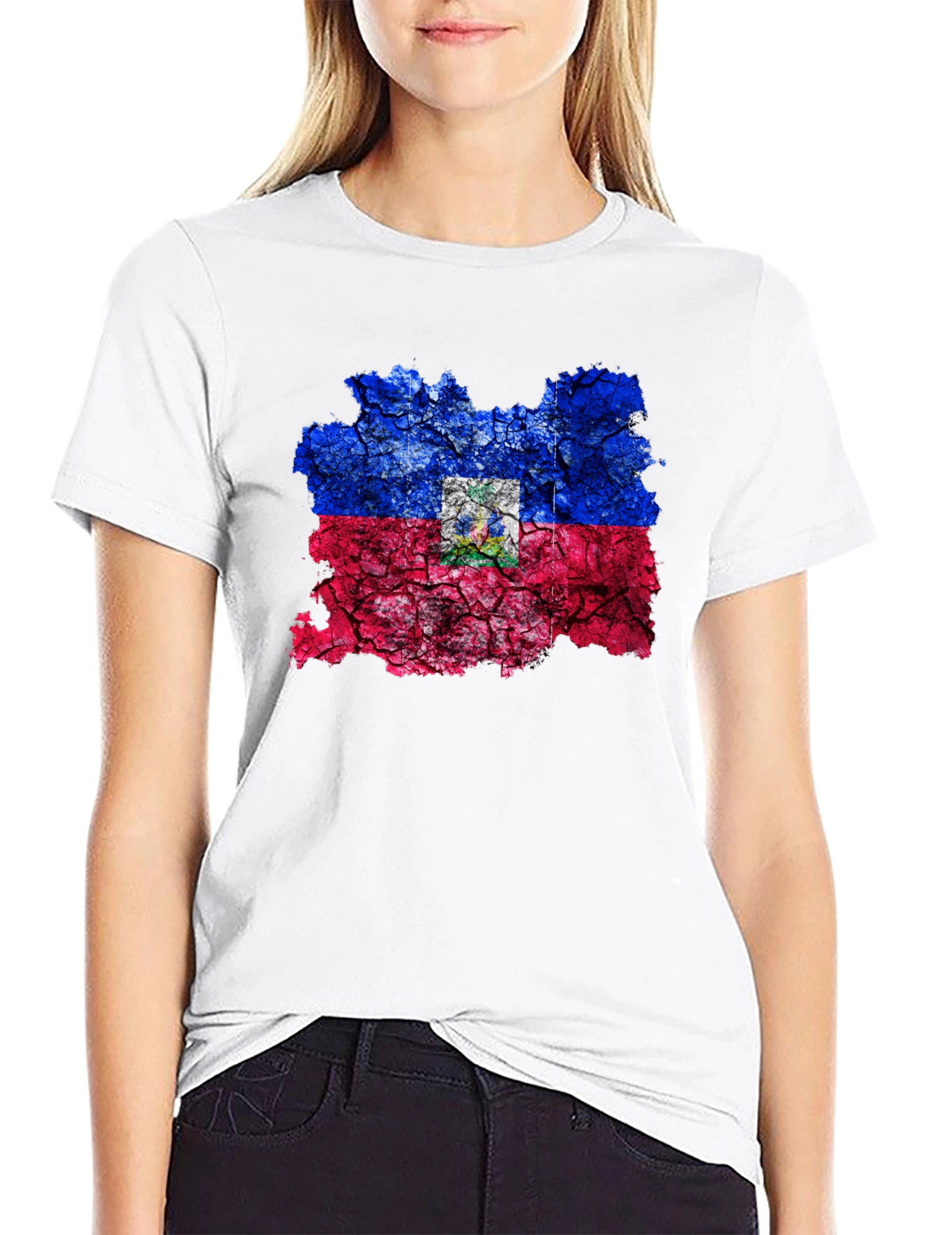Haiti Flag T-Shirt - Patriotic Graphic Tee