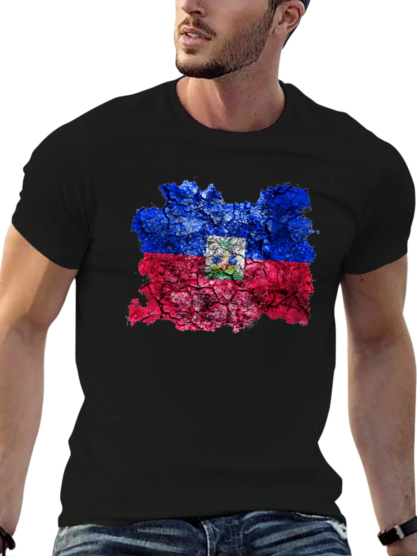 Haiti Flag T-Shirt - Patriotic Graphic Tee