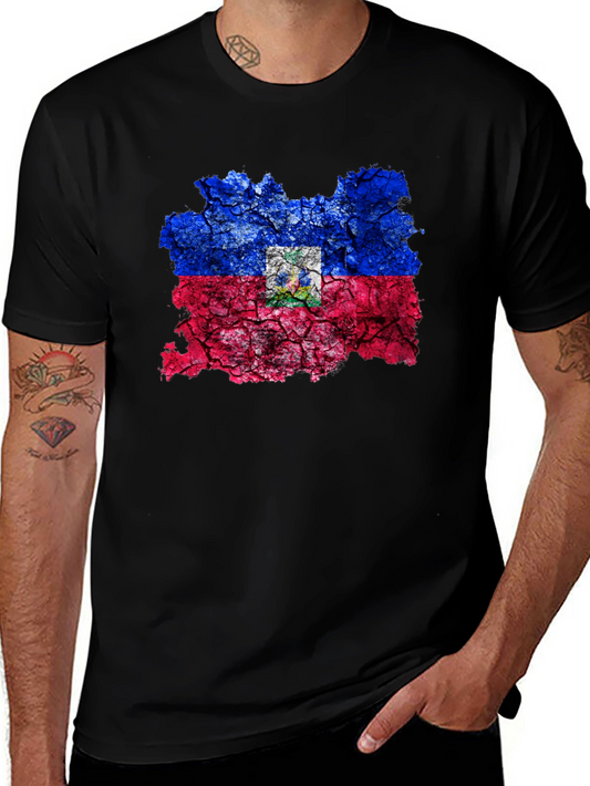 Haiti Flag T-Shirt - Patriotic Graphic Tee