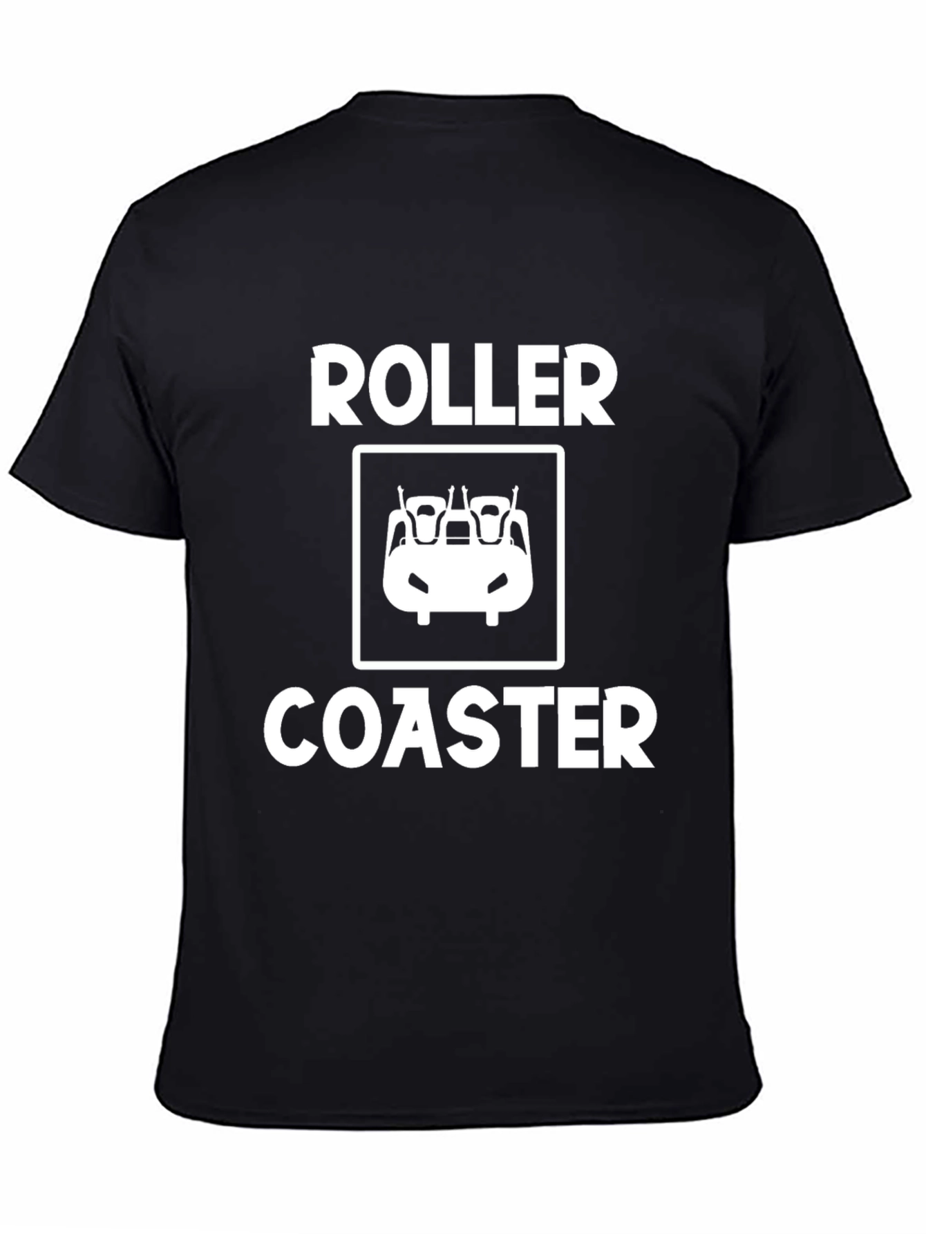 Roller Coaster Graphic Tee - Ride the Thrill!