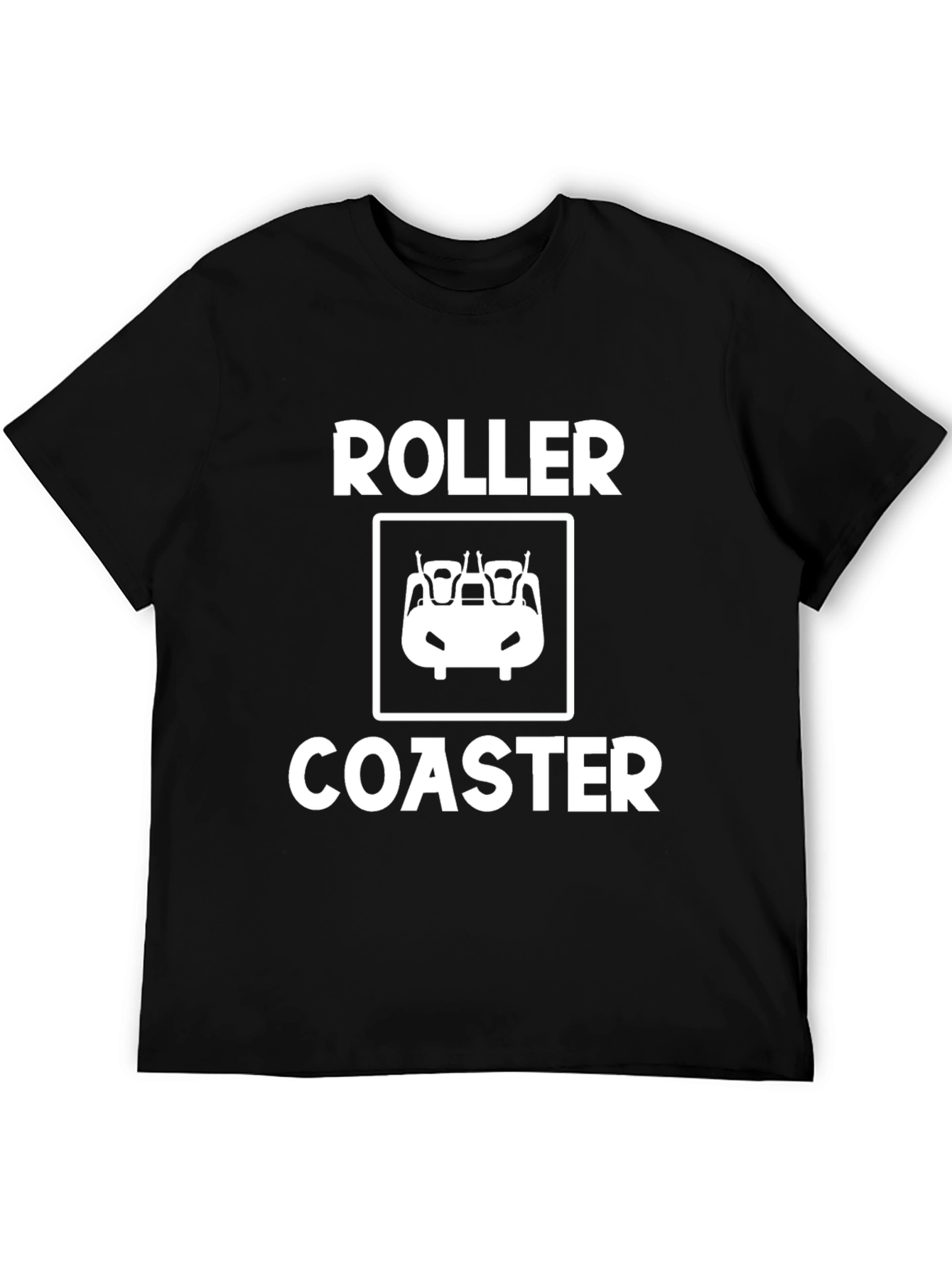 Roller Coaster Graphic Tee - Ride the Thrill!