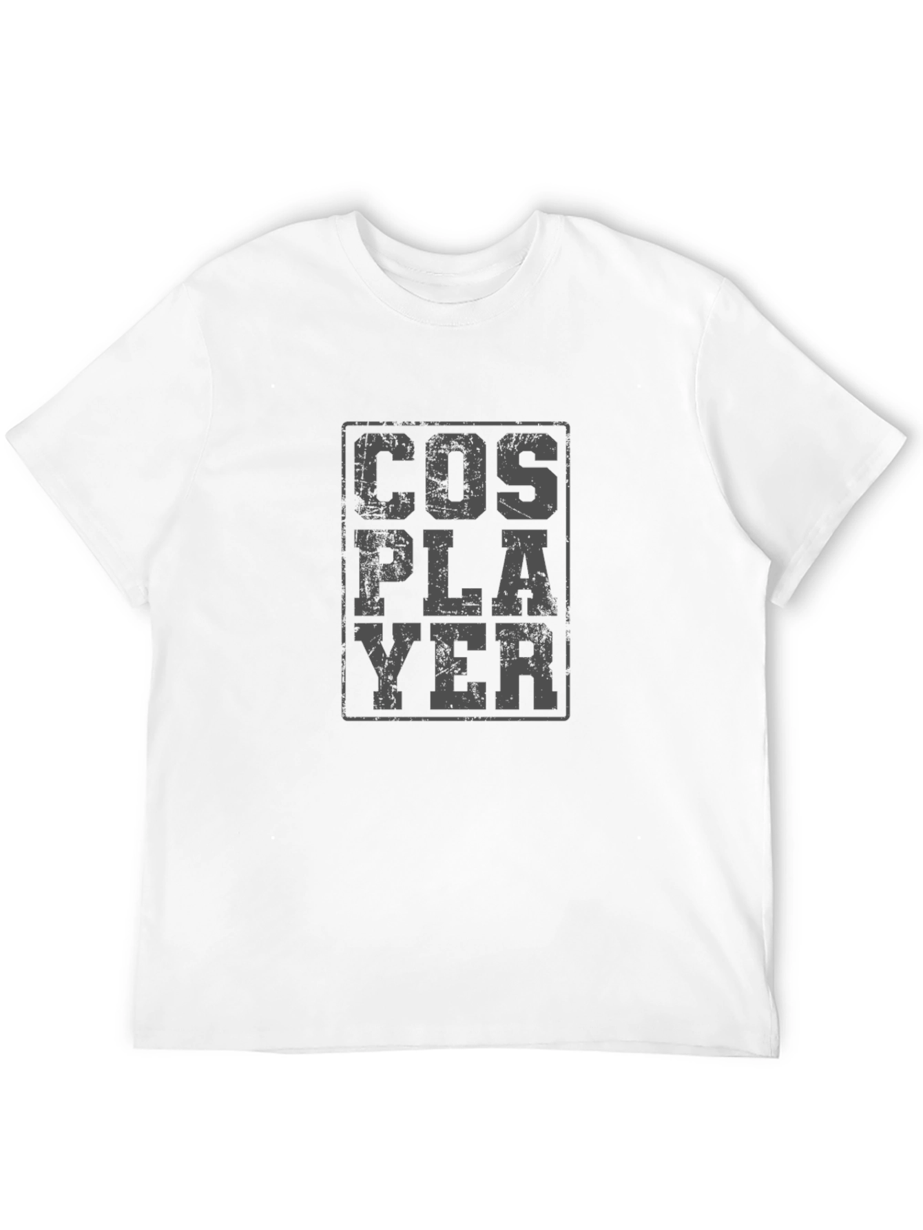 Cosplayer Graphic T-Shirt - Distressed Design