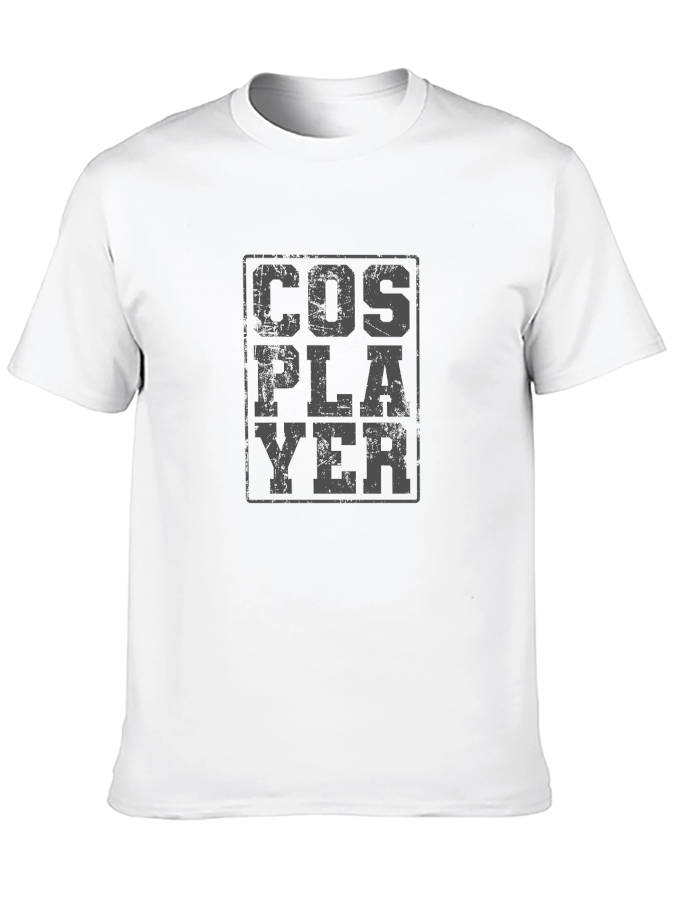 Cosplayer Graphic T-Shirt - Distressed Design