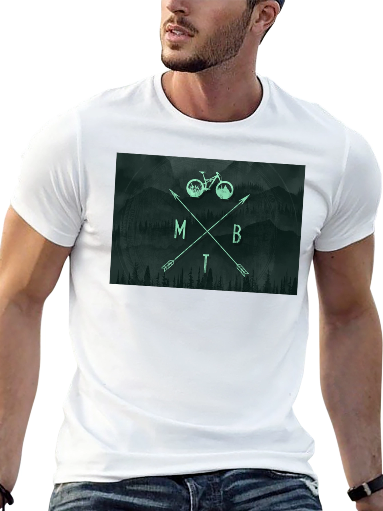Mountain Biking Arrow T-Shirt