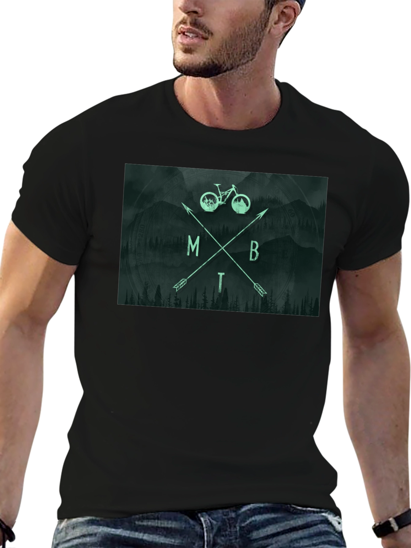Mountain Biking Arrow T-Shirt
