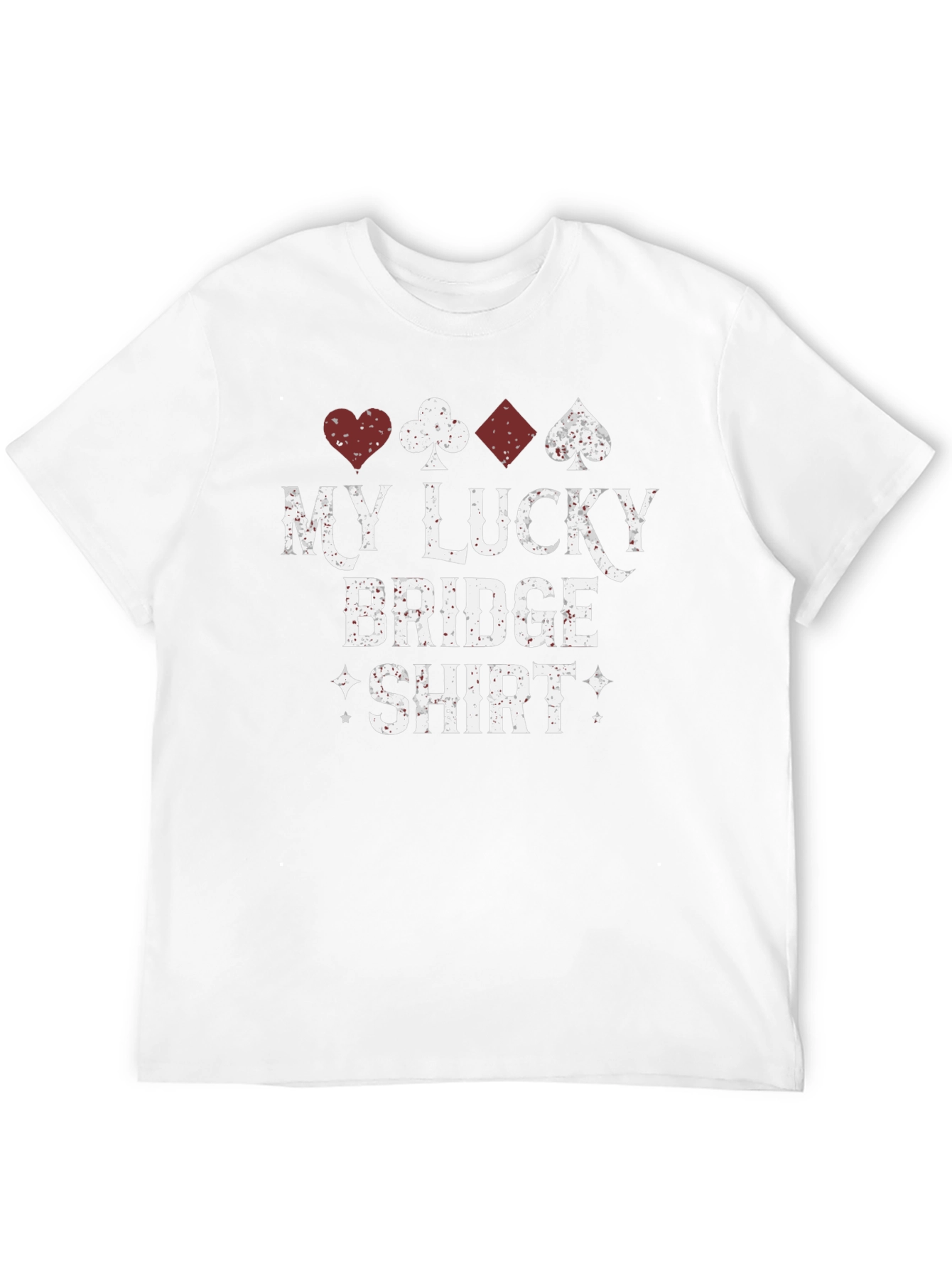 Lucky Bridge Shirt - Playing Card Suit Design