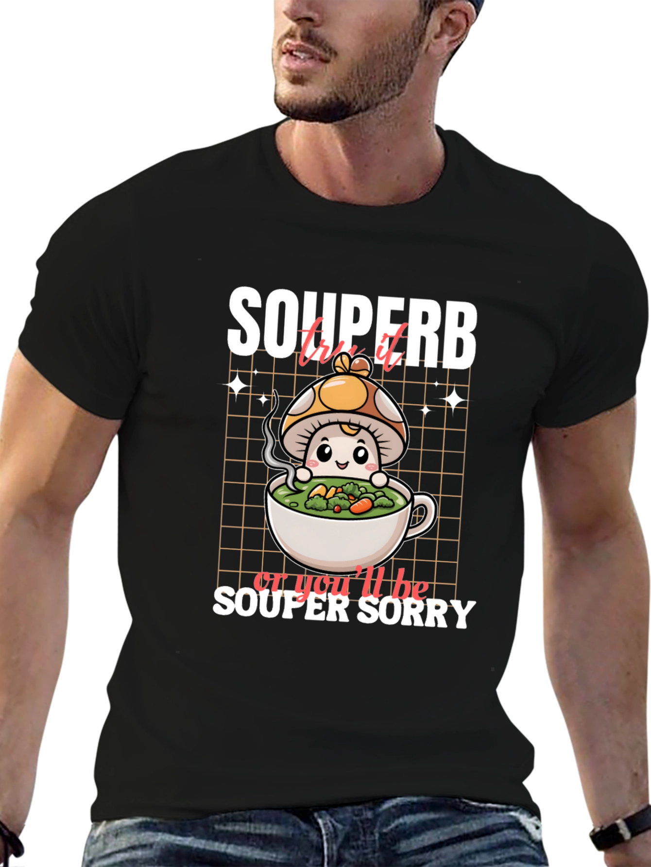 Souperb Mushroom Graphic Tee