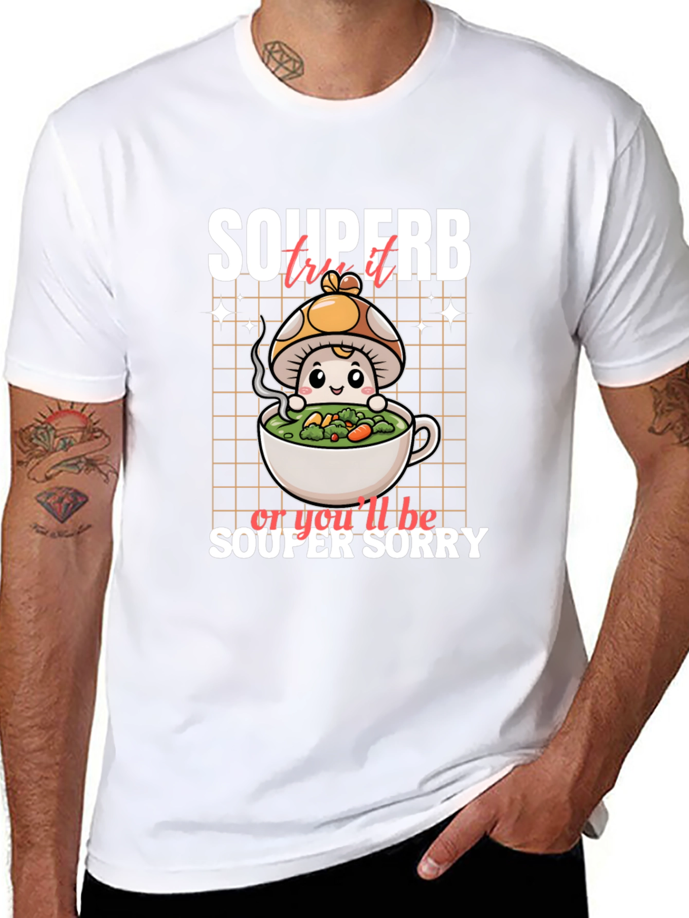 Souperb Mushroom Graphic Tee