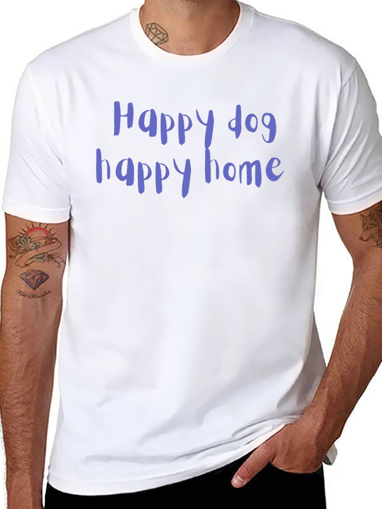 Happy Dog Happy Home Graphic Tee