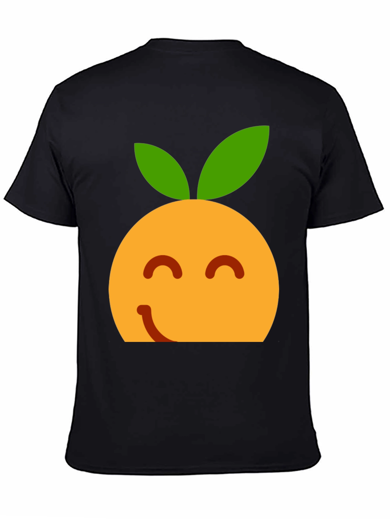 Orange Emoji T-Shirt - Happy Fruit Tee