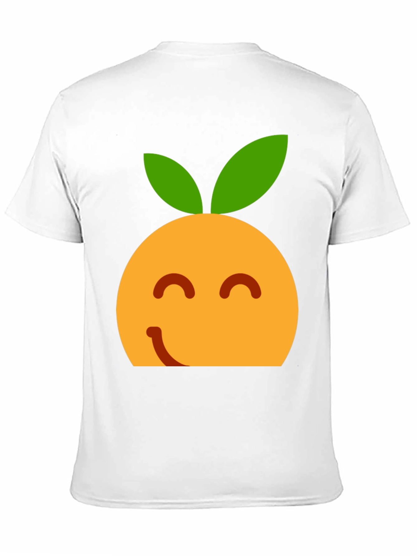 Orange Emoji T-Shirt - Happy Fruit Tee