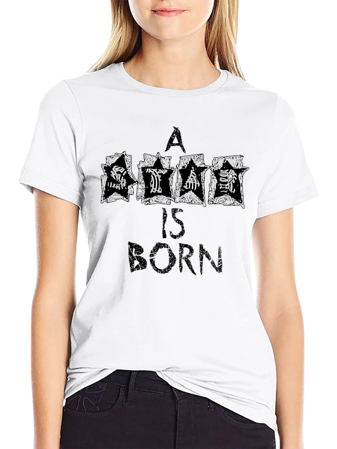 A Star Is Born - Black Graphic Tee