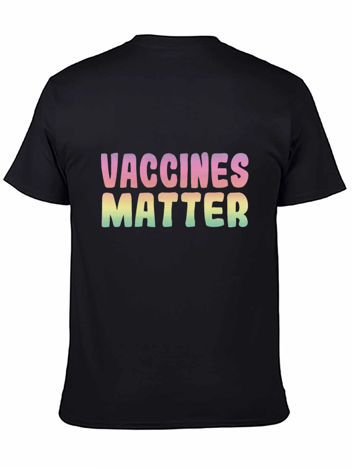 Vaccines Matter Graphic Tee - Unisex Black T-Shirt