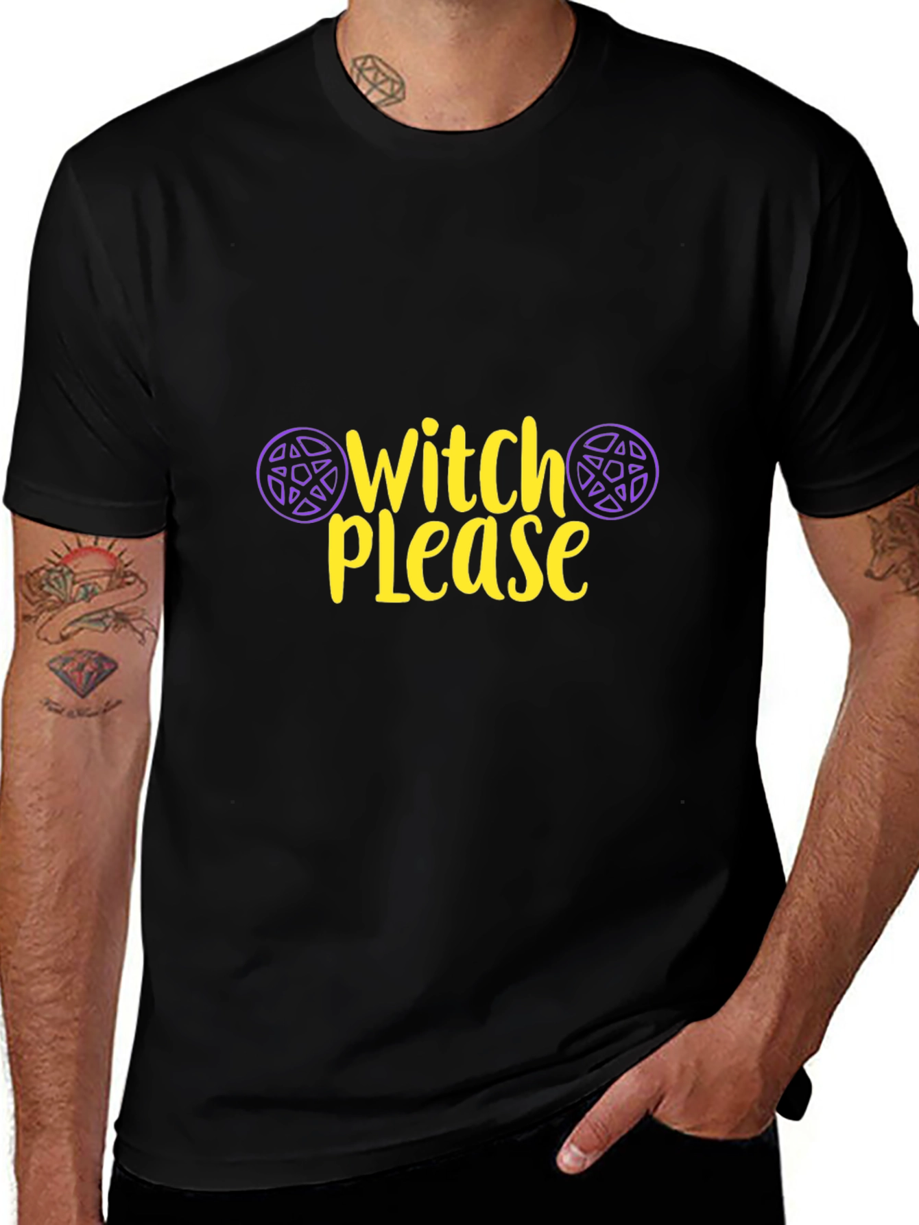 Witch Please Graphic Tee - Halloween Humor