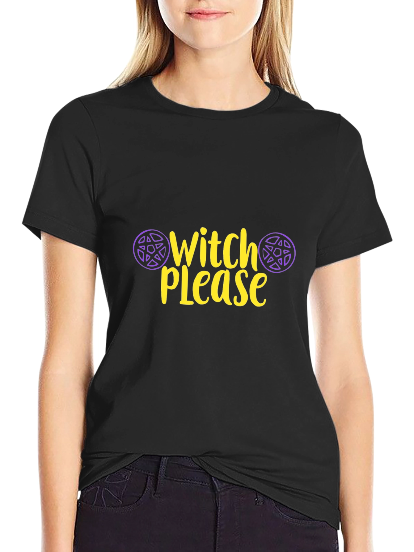 Witch Please Graphic Tee - Halloween Humor