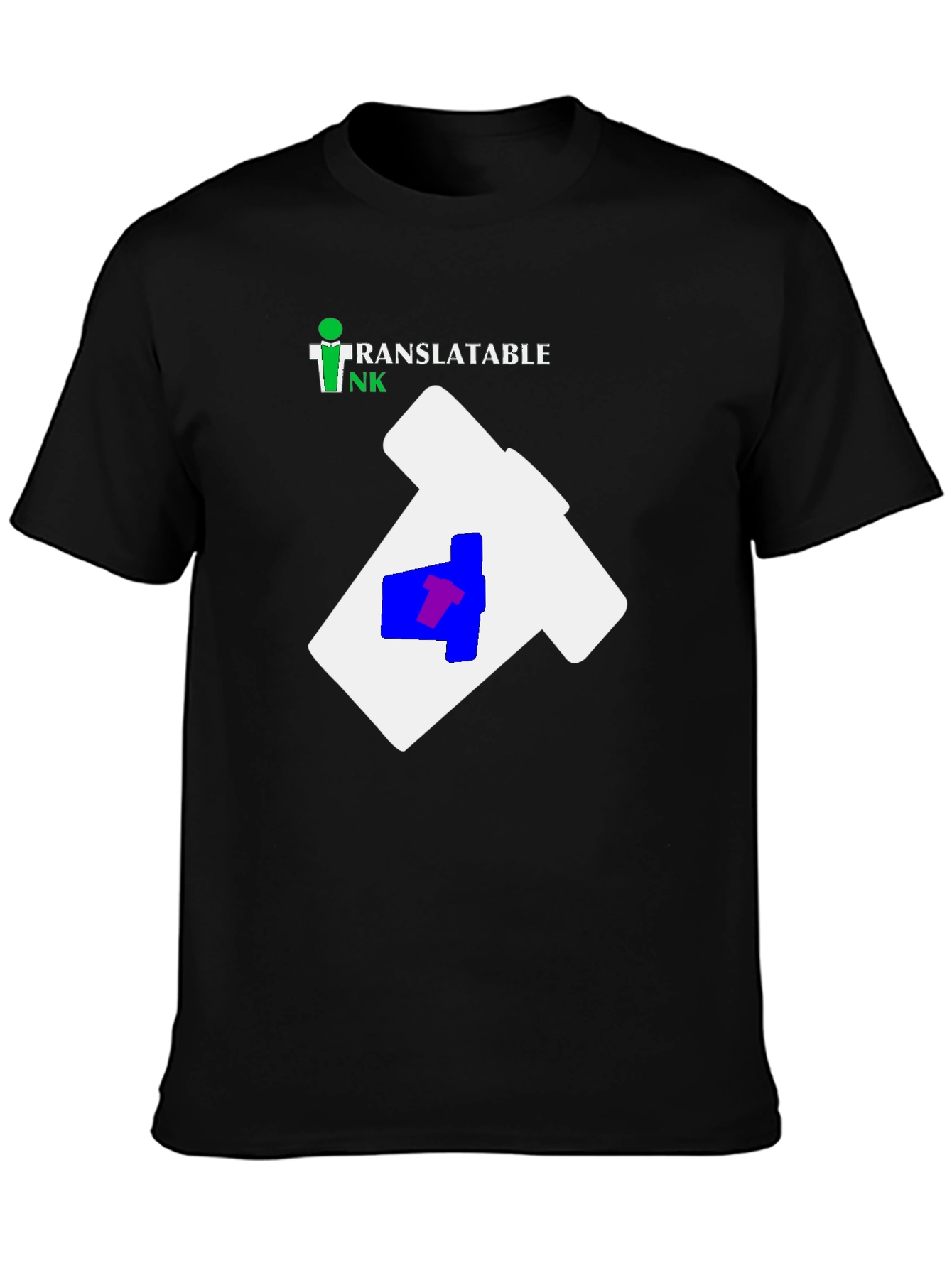 Stylish Mens Black Graphic T-Shirt