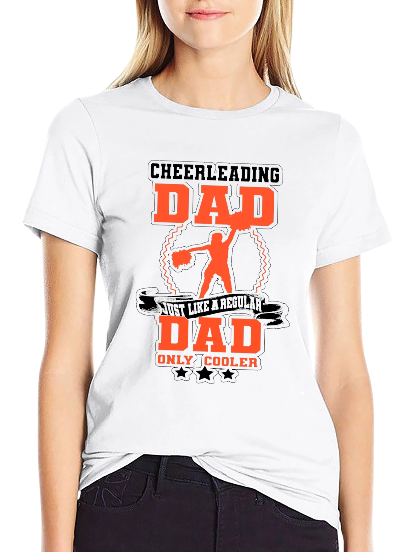 Cheerleading Dad Graphic Tee