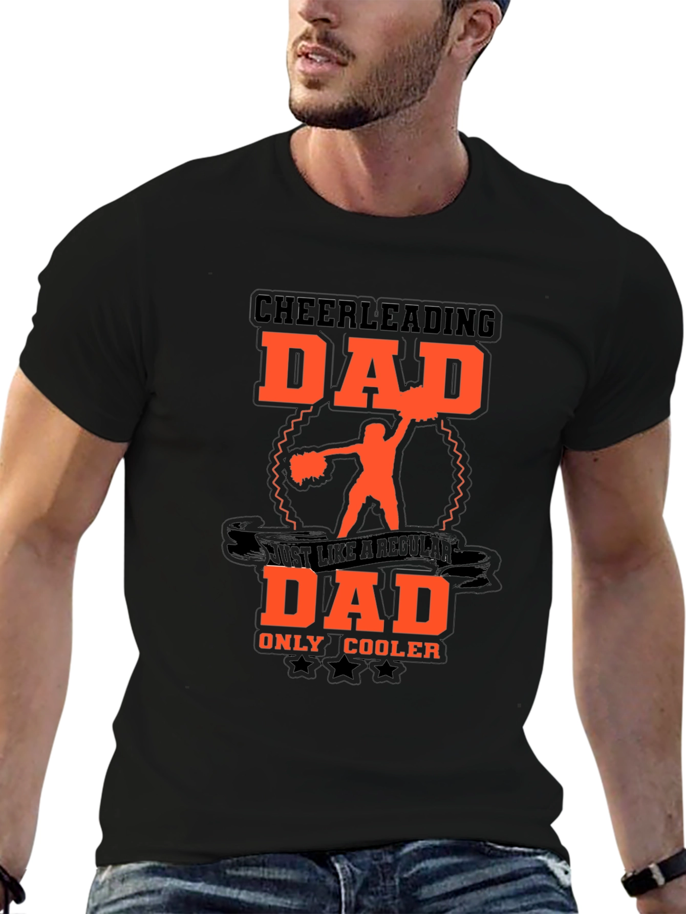 Cheerleading Dad Graphic Tee
