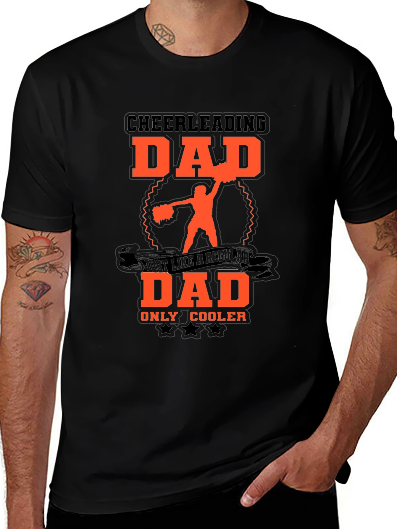 Cheerleading Dad Graphic Tee