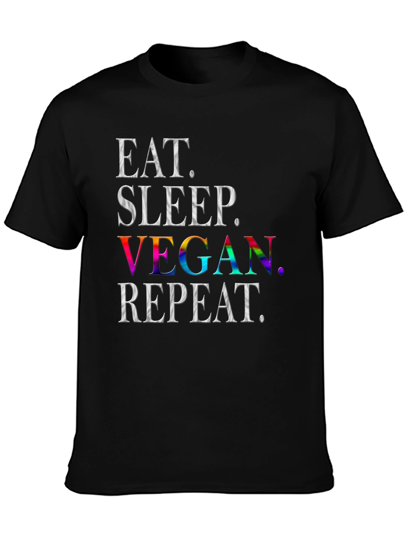 Eat Sleep Vegan Repeat T-Shirt