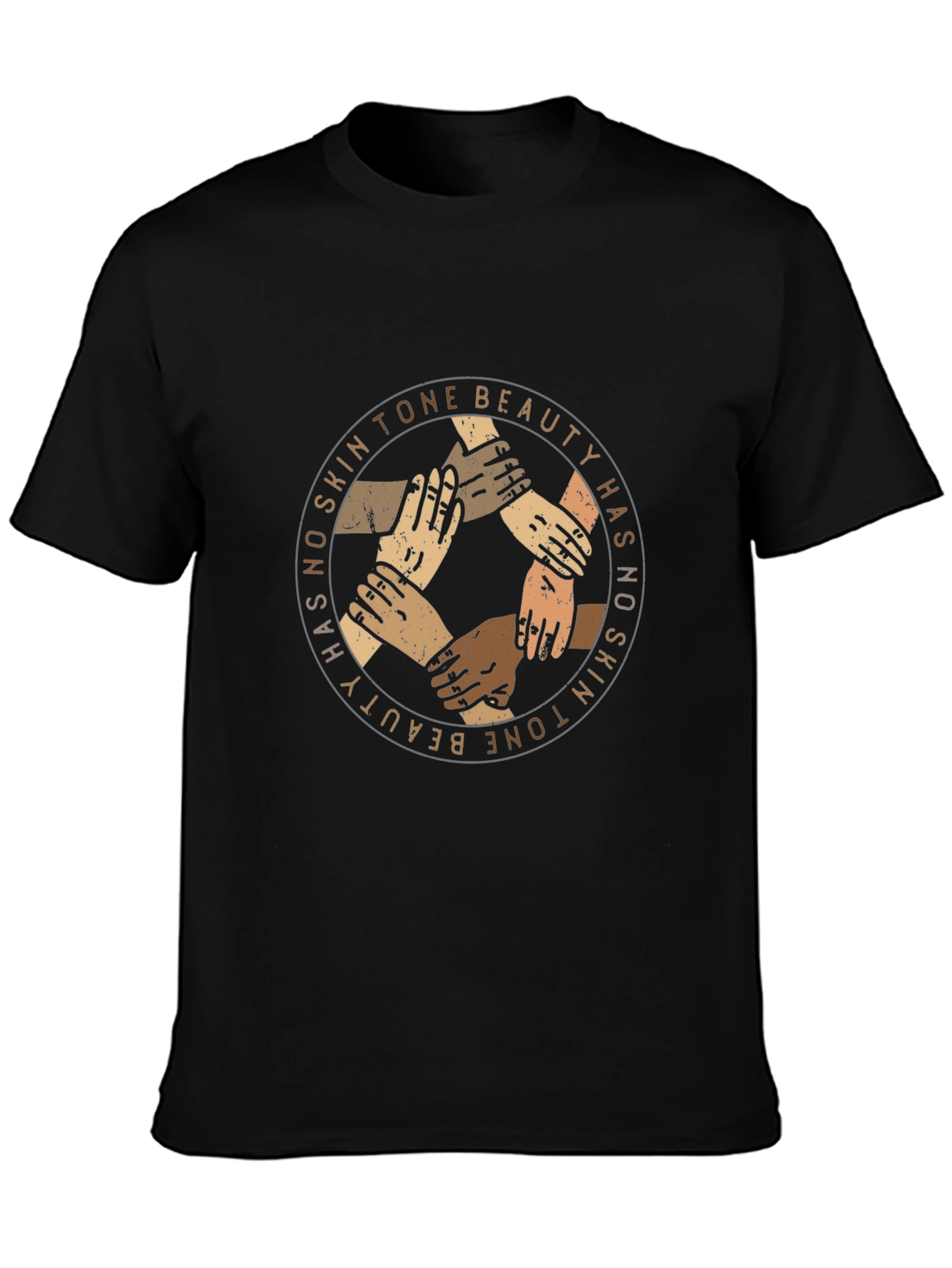 Unity Hands T-Shirt - Beauty Has No Skin Tone