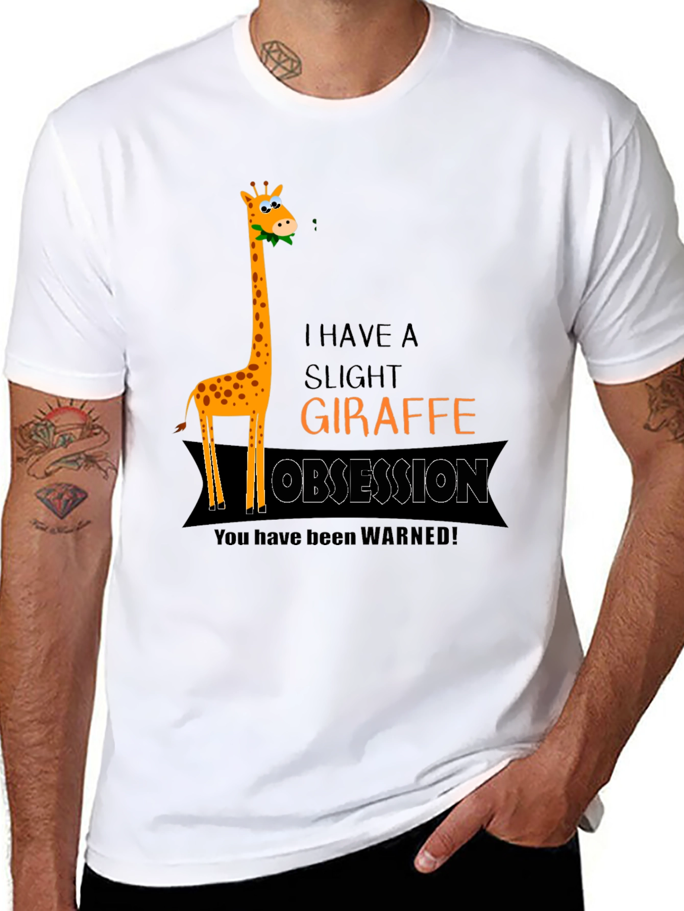 Giraffe Obsession Graphic Tee