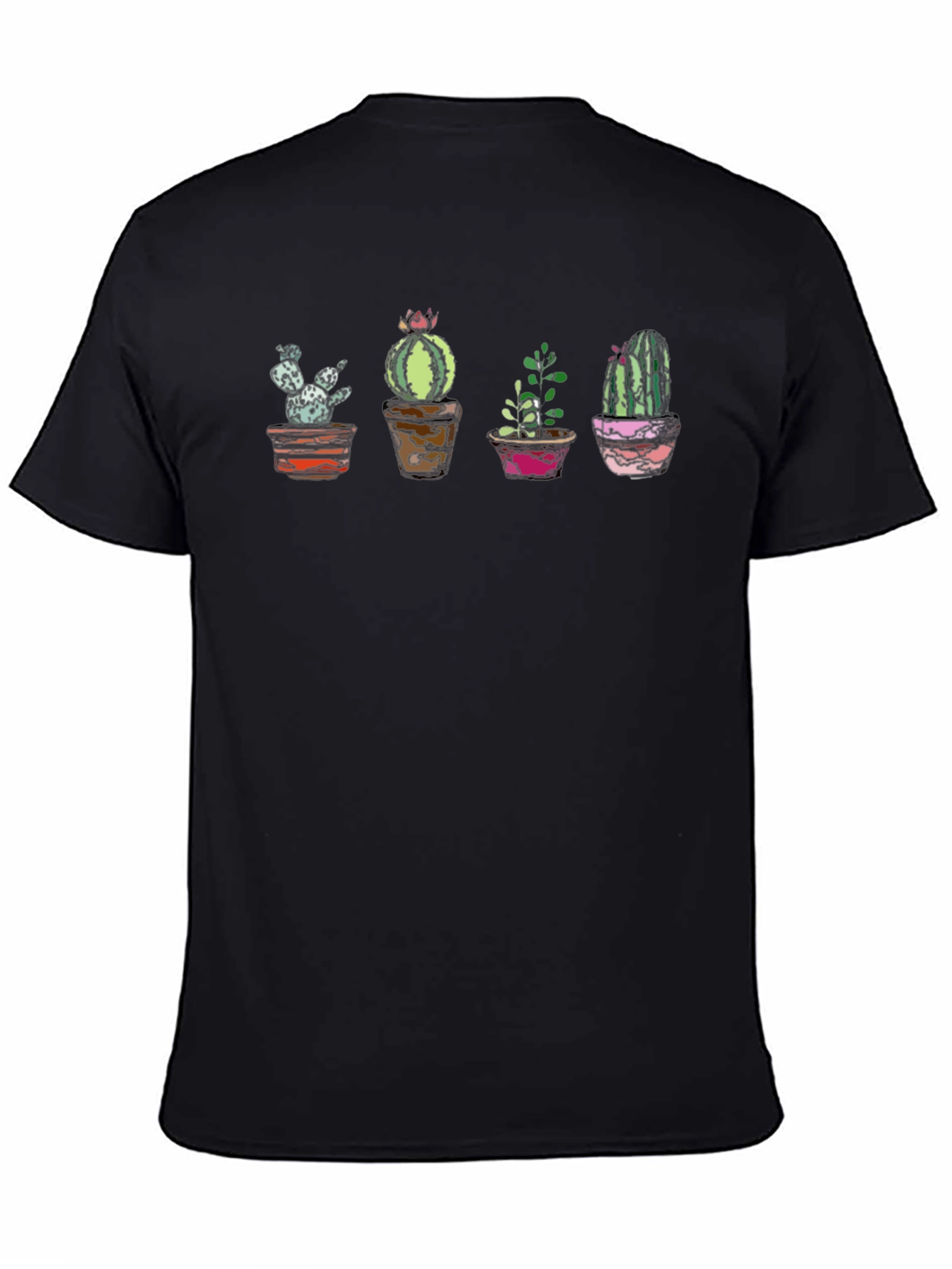 Cactus Potted Plant T-Shirt - Cool Graphic Tee