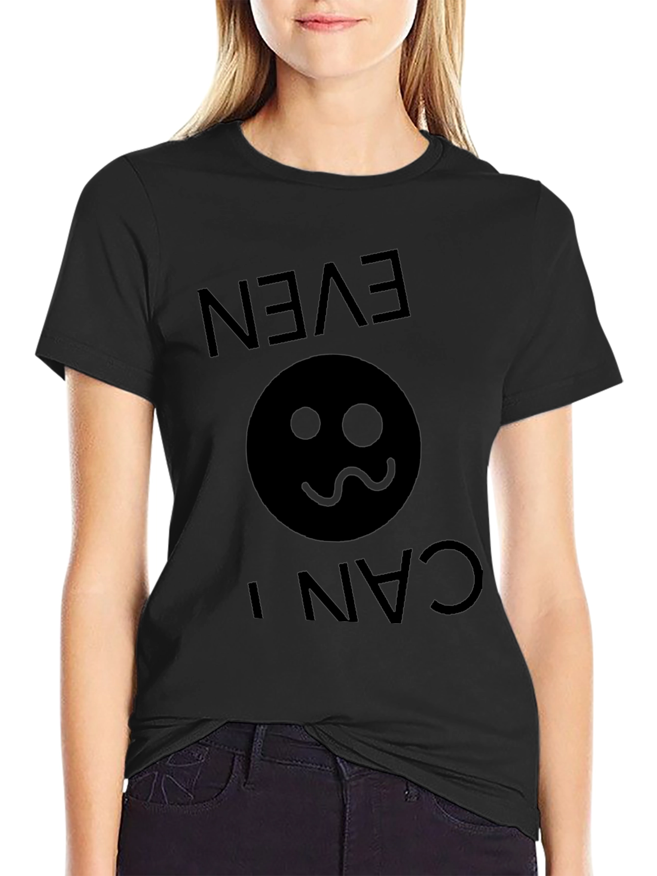 Funny Even I Can Black T-Shirt