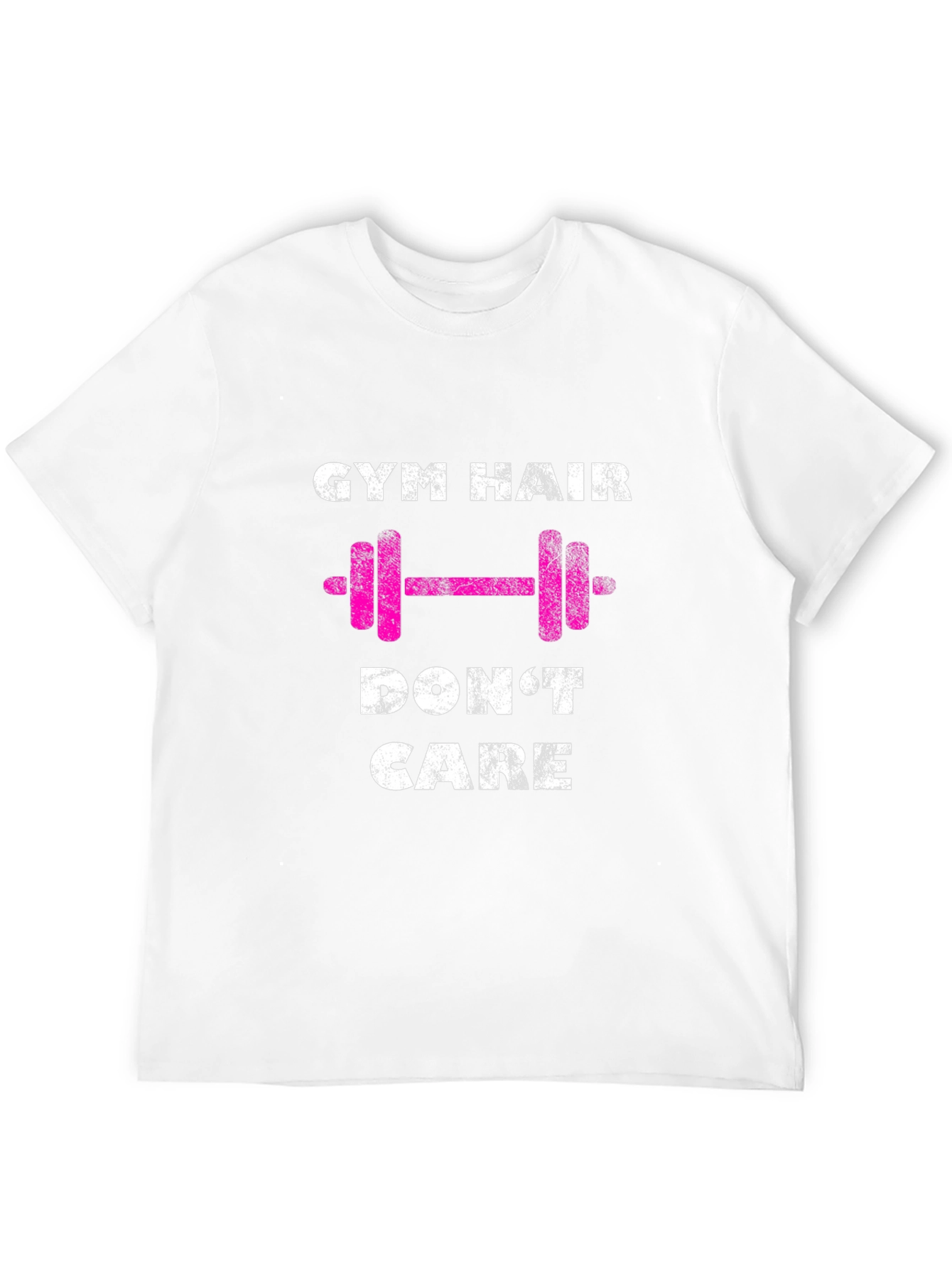 Gym Hair Dont Care Graphic Tee - Black