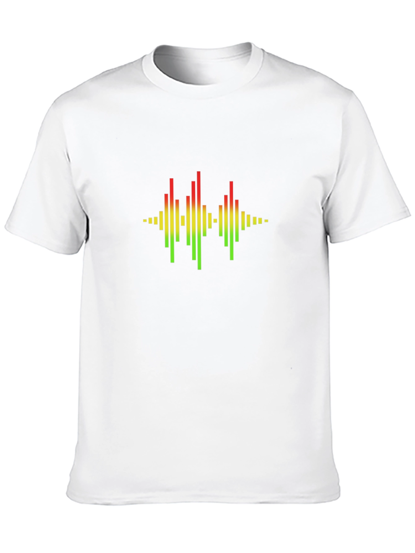 Rasta Equalizer Graphic Tee - Black Cotton T-Shirt