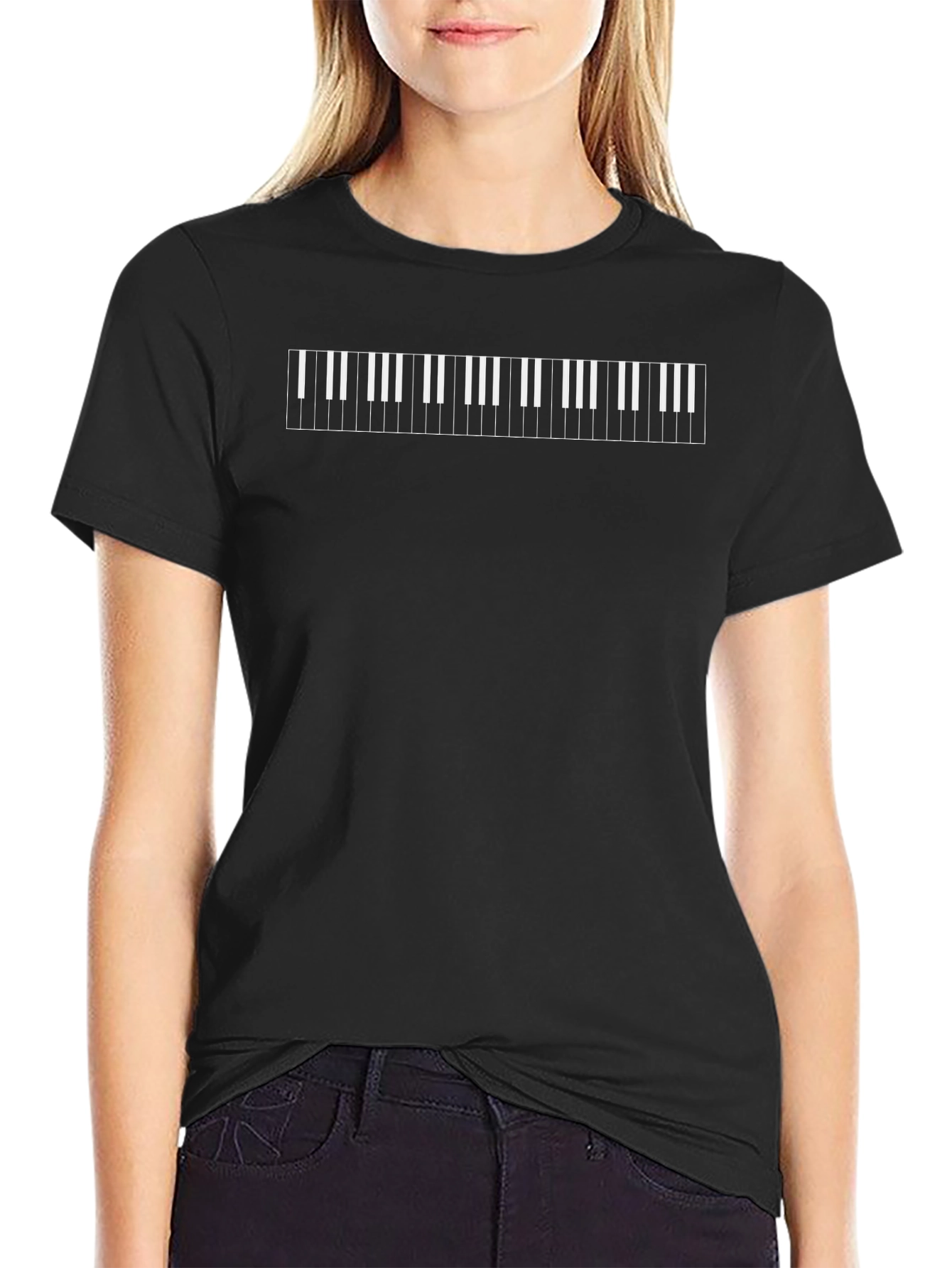 Piano Keys Graphic T-Shirt - Musician Tee