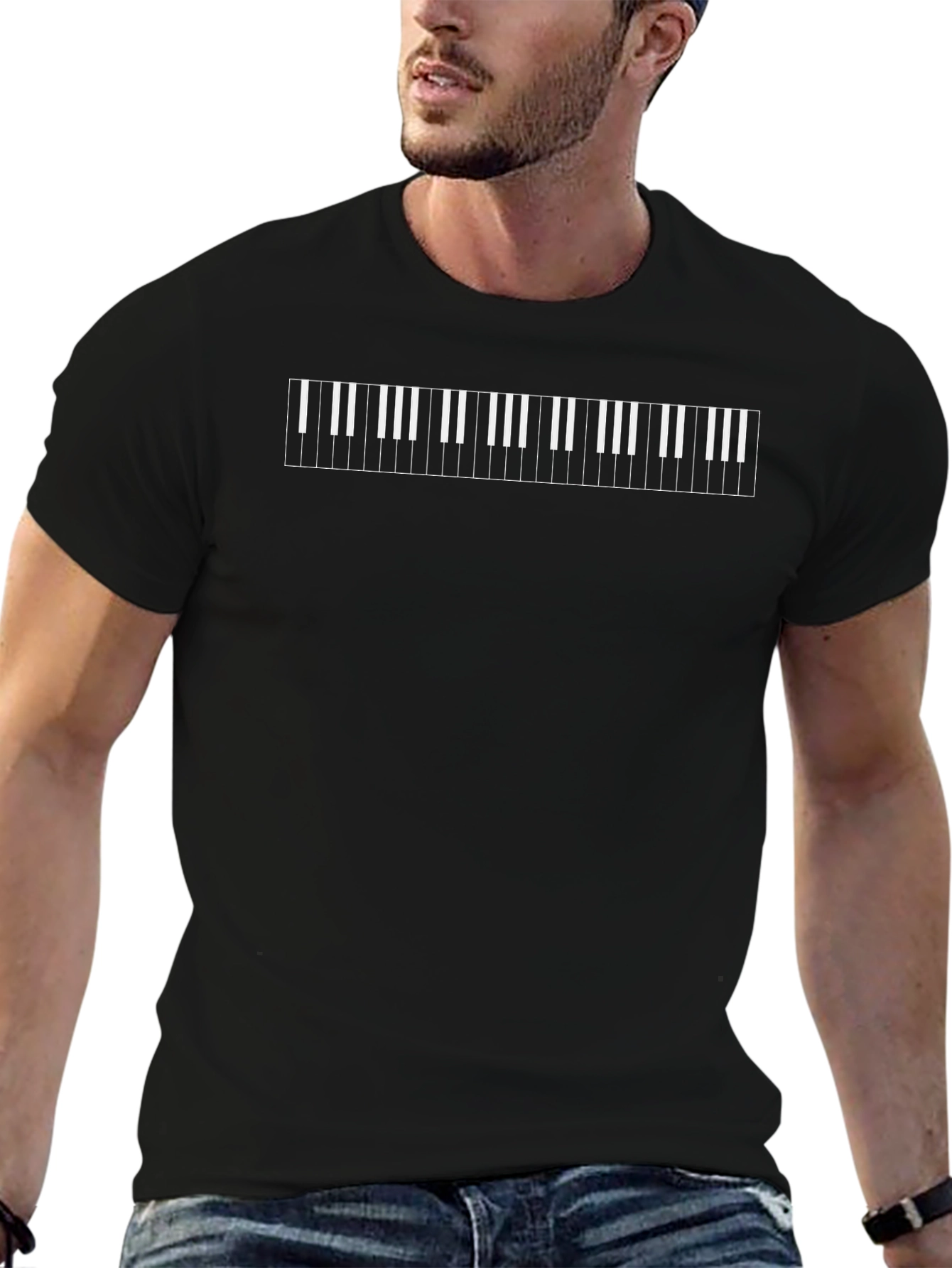 Piano Keys Graphic T-Shirt - Musician Tee
