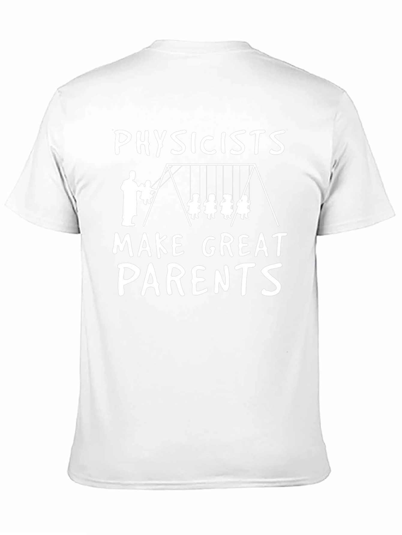 Physicists Make Great Parents Black Graphic T-Shirt