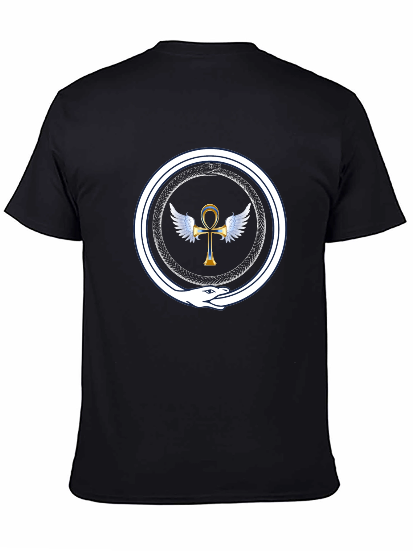 Ouroboros Ankh Wings T-Shirt