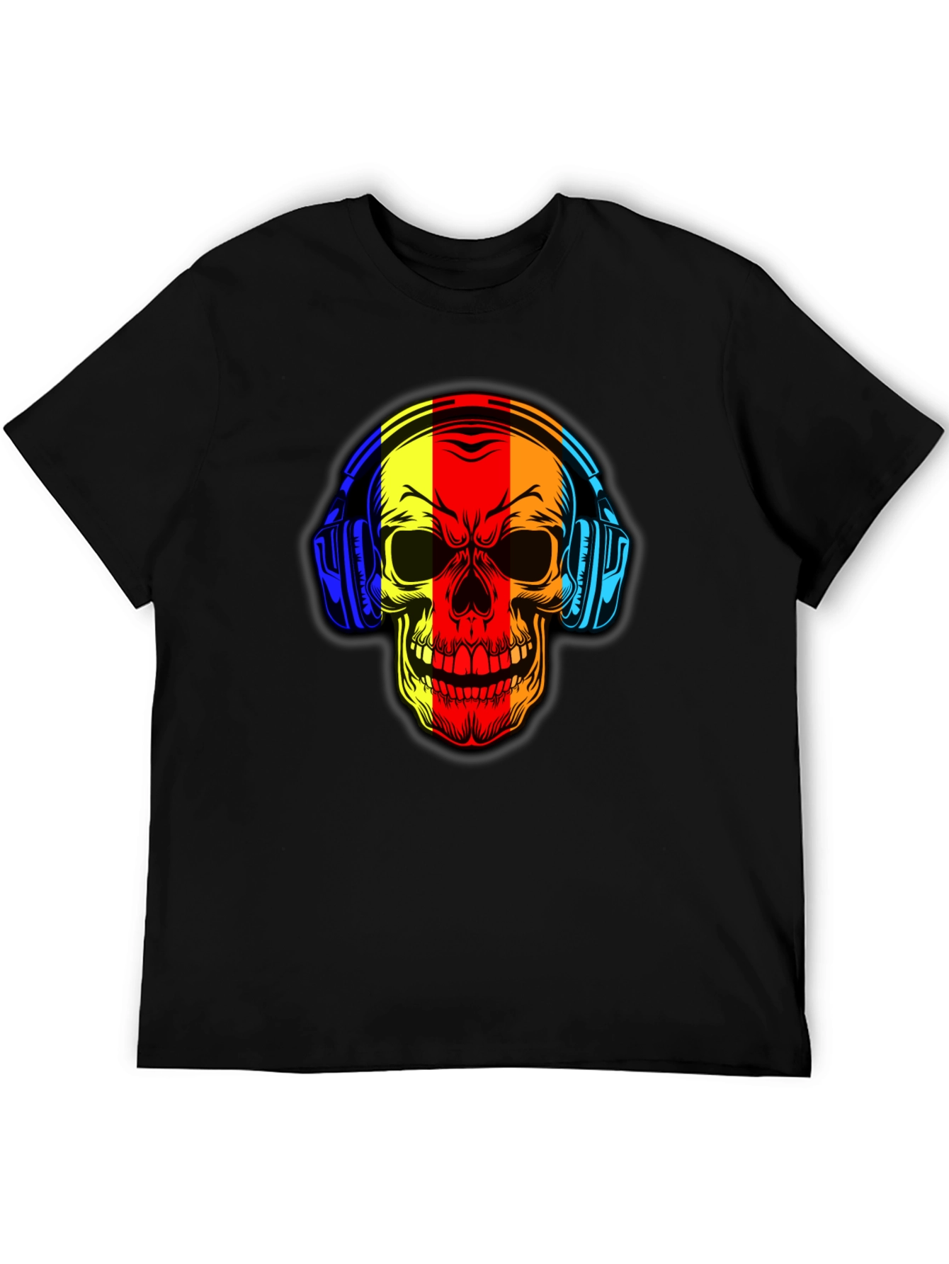 Skull Headphone Graphic Tee - Cool Music Lover Shirt