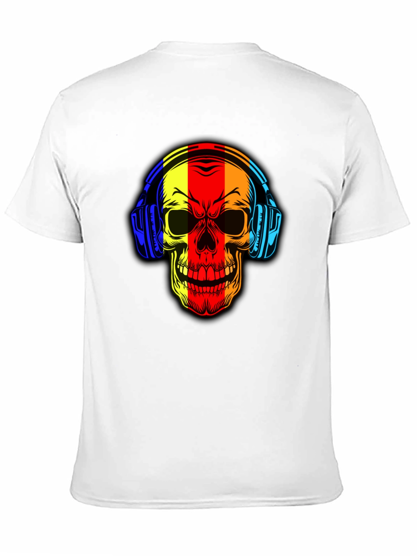 Skull Headphone Graphic Tee - Cool Music Lover Shirt