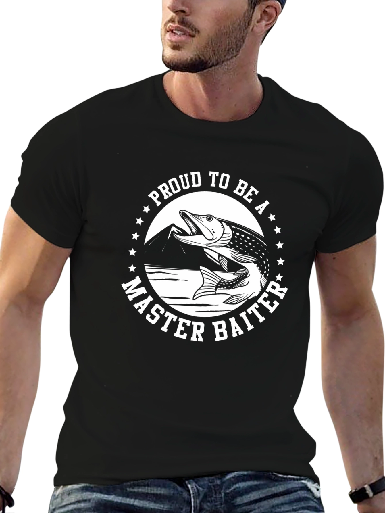 Master Baiter Fishing T-Shirt - Pike Design