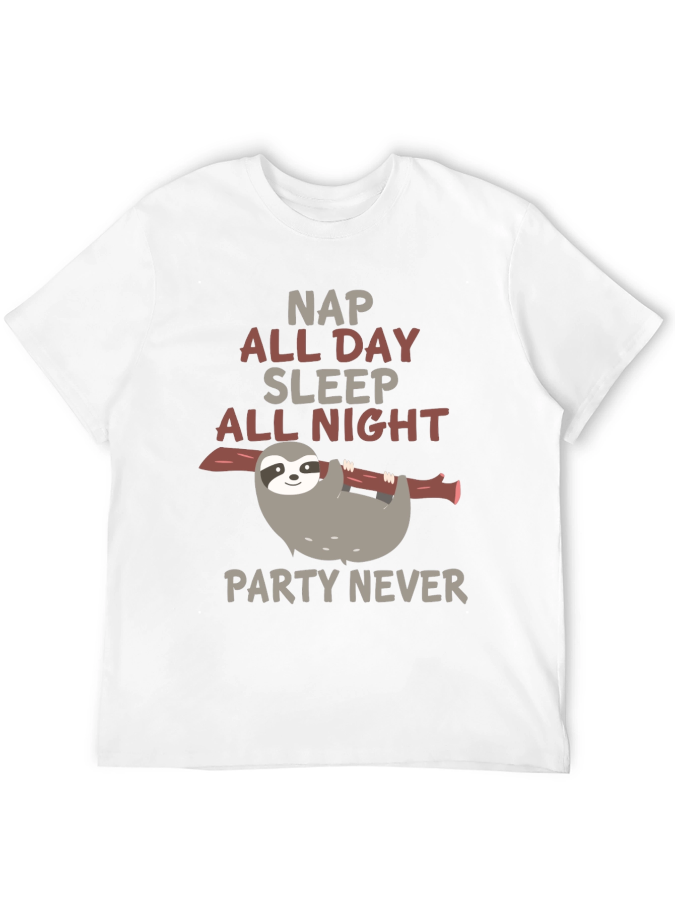 Sloth Nap All Day Sleep All Night T-Shirt